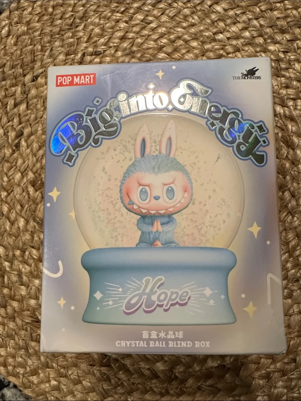 Big into Energy 'Hope' Blue Crystal Ball Blind Box Unopened